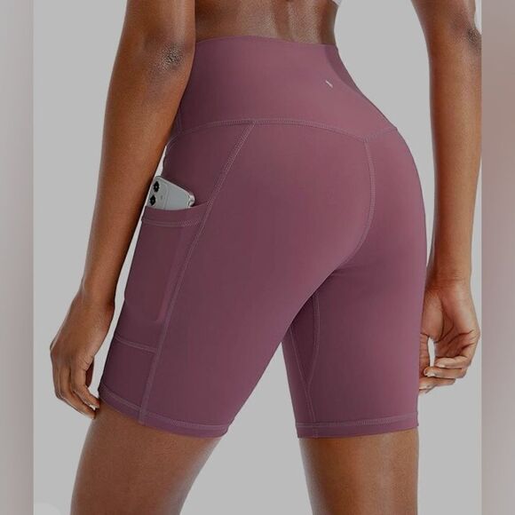 IDEOLOGY PERFORMANCE - L Sz XS Nine-Inch Bike Shorts w/Pockets in Rhapsody. NWT! - Picture 9 of 12